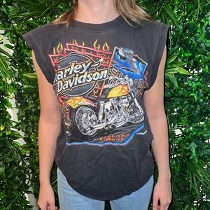 Vintage Harley Davidson Biker Tank